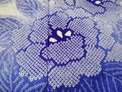 平和屋着物●豪華振袖　総絞り　草花文　暈し染め　正絹　逸品　CABG5287ut