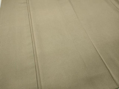 平和屋着物●江戸小紋　万筋　伽羅色×松葉色　正絹　逸品　CABG5289ut