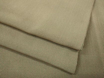 平和屋着物●江戸小紋　万筋　伽羅色×松葉色　正絹　逸品　CABG5289ut