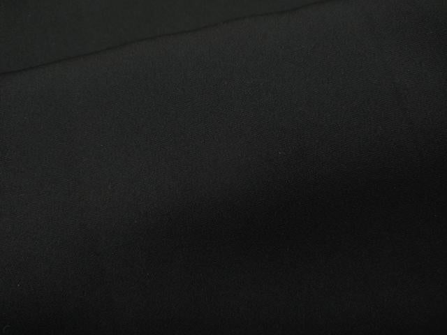 平和屋着物○男性 黒紋付・羽織セット 羽裏：歌舞伎・隈取り キングサイズ