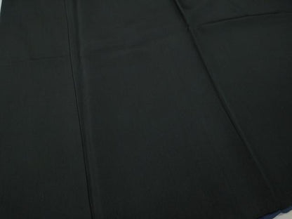 平和屋着物●男性　黒紋付・羽織セット　羽裏：仕覆文　正絹　逸品　CABG5302ut