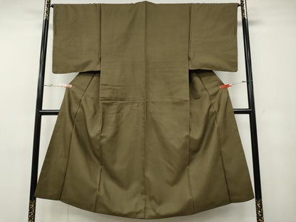 平和屋着物●男性　紬　十字絣　正絹　逸品　CABG5304ut