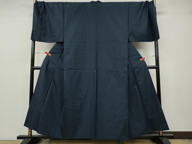 平和屋着物●男性　紬　100亀甲　総詰め　キングサイズ　正絹　逸品　CABG5305ut