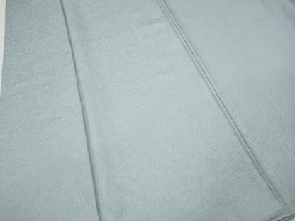 平和屋着物●上質な色無地　草花文地紋　白藍色　正絹　逸品　CABG5308ut