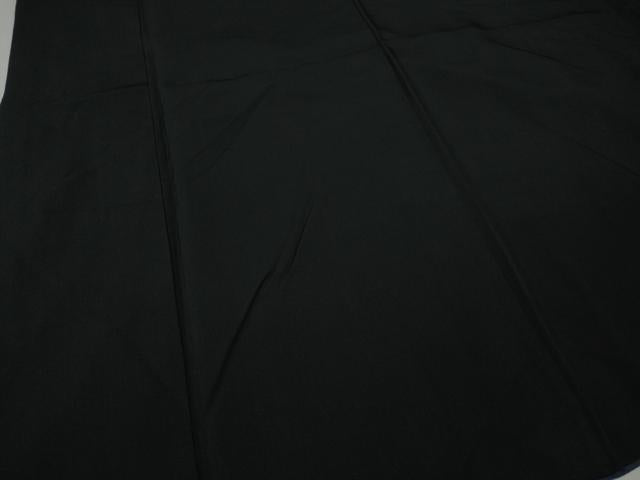 平和屋着物●男性　黒紋付・羽織セット　羽裏：龍　正絹　逸品　CABG5325ut