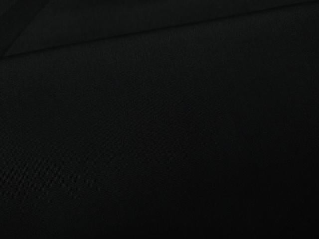平和屋着物●男性　黒紋付・羽織セット　羽裏：龍　正絹　逸品　CABG5325ut