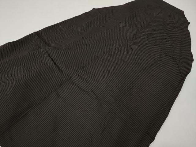 平和屋着物●男性　馬乗り袴　縞　正絹　逸品　CABG5326ut