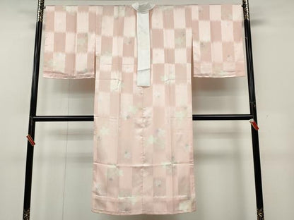 平和屋着物●長襦袢　無双仕立て　舞桜花文　洗える着物　CABG5328ut