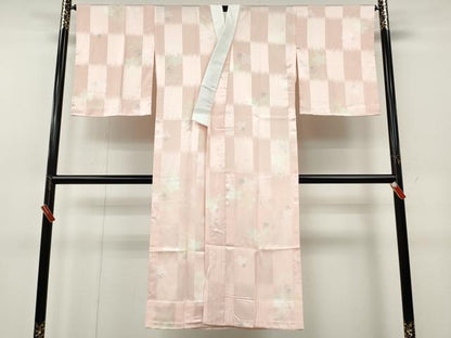 平和屋着物●長襦袢　無双仕立て　舞桜花文　洗える着物　CABG5328ut
