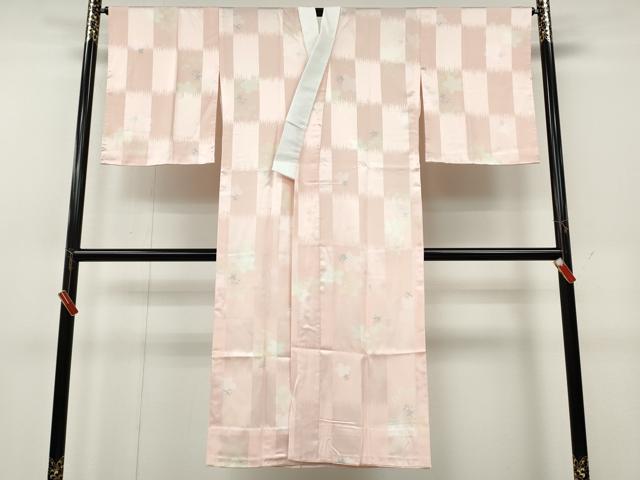 平和屋着物●長襦袢　無双仕立て　舞桜花文　洗える着物　CABG5328ut