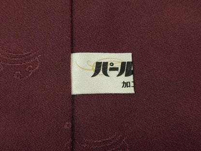 平和屋着物●訪問着　作家物　葡萄蔦の葉文　蛍暈し　金彩　正絹　逸品　CABG5348ut