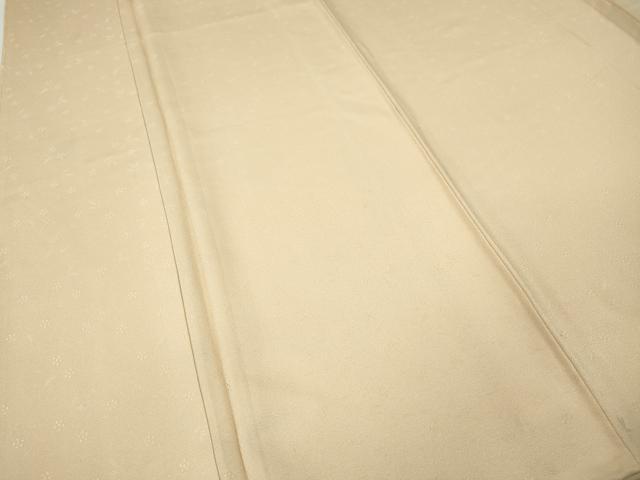 平和屋着物●本加賀友禅作家　藤村加泉監修　色無地　花唐草地紋　肌色　正絹　逸品　CABG5354ut