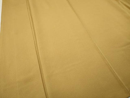 平和屋着物●上質な色無地　飴色　ロング丈　正絹　逸品　CABG5355ut