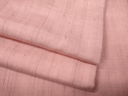 平和屋着物●上質な紬　紅梅色　正絹　逸品　CABG5360ut