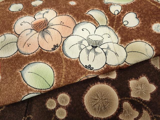 平和屋着物●豪華振袖　作家物　流水草花文　暈し染め　正絹　逸品　CABG5361ut