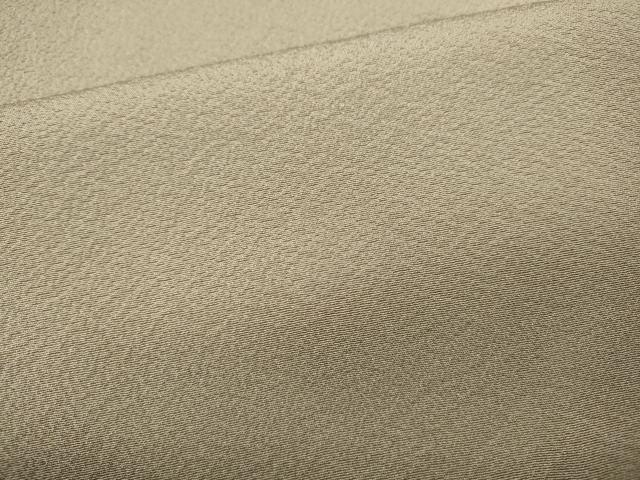 平和屋着物●上質な色無地　白茶色　正絹　逸品　CABG5364ut