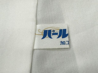 平和屋着物●訪問着　刺繍　草花丸文　金糸　正絹　逸品　CABG5390ut