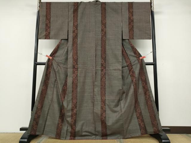 平和屋着物●本場大島紬　7マルキ　花間道　正絹　逸品　CABG5404ut
