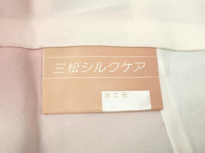 平和屋着物●訪問着　枝花文　暈し染め　金彩　正絹　逸品　CABG5413ut