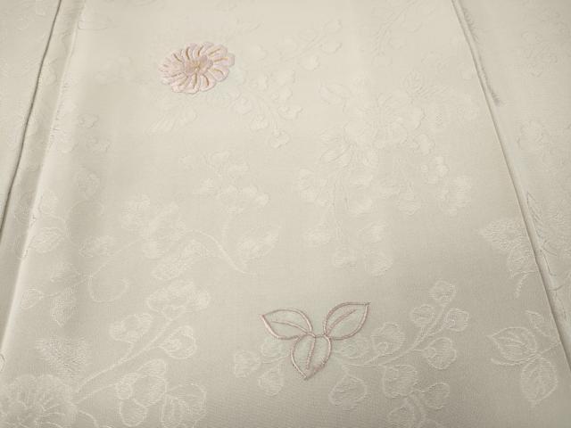 平和屋着物●豪華色留袖　総刺繍　舞花文　金糸　正絹　逸品　CABG5422ut