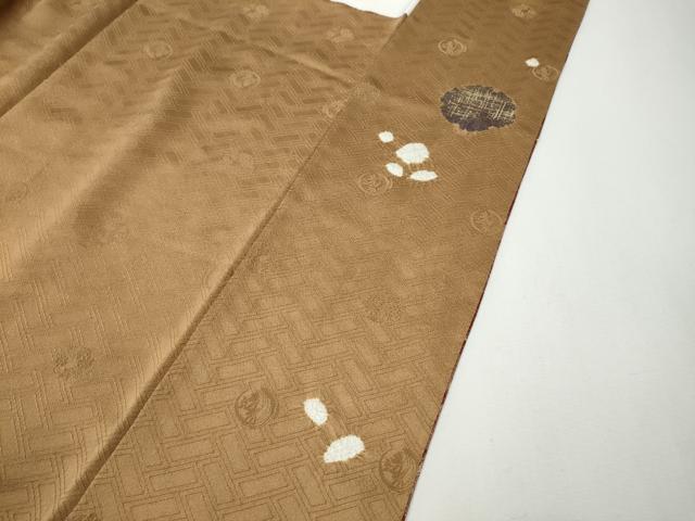 平和屋着物●訪問着　刺繍　雪輪舞花文　金彩　正絹　逸品　CABG5424ut