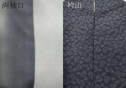 平和屋着物●江戸小紋　源氏香花文　正絹　逸品　CABG5439ut