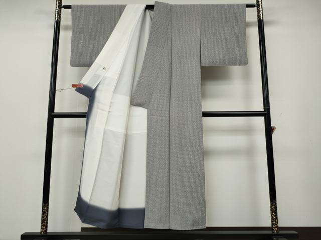 平和屋着物●ファッションデザイナー 花井幸子　小紋　霞文　正絹　逸品　CABG5440ut