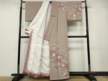 平和屋着物●訪問着　辻が花　絞り　正絹　逸品　CABG5444ut