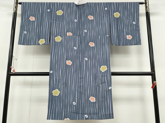 平和屋着物●長襦袢　無双仕立て　舞花文　正絹　逸品　CABG5448ut
