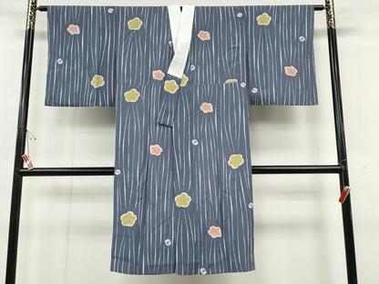 平和屋着物●長襦袢　無双仕立て　舞花文　正絹　逸品　CABG5448ut