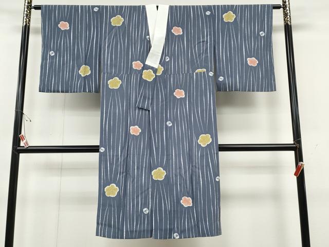 平和屋着物●長襦袢　無双仕立て　舞花文　正絹　逸品　CABG5448ut