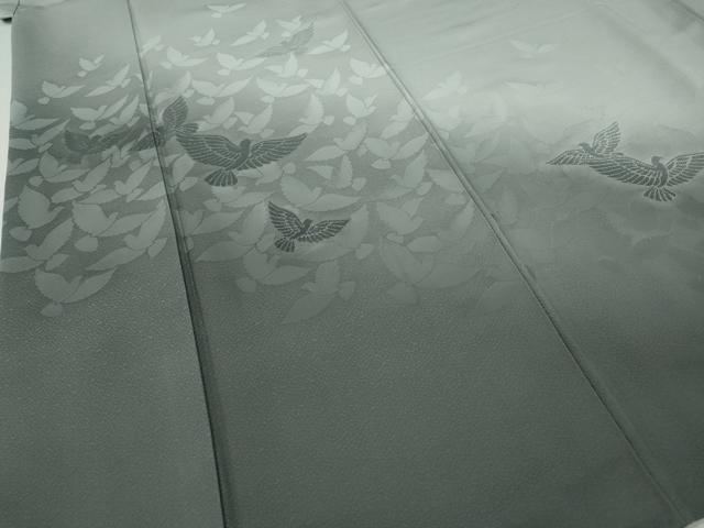 平和屋着物●染色作家　斉藤三才　訪問着　三才鳥　暈し染め　正絹　逸品　CABG5458ut