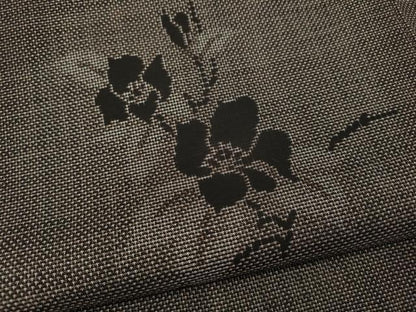 平和屋着物●本場大島紬　9マルキ　枝花文　正絹　逸品　未使用　CABG5464ut