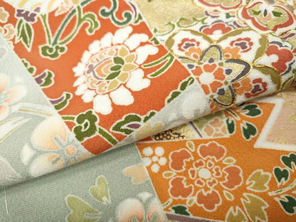 平和屋着物●豪華色留袖　駒刺繍　色紙重ね正倉院花文　暈し染め　金彩　やまと誂製　正絹　逸品　未使用　CABG5475ut