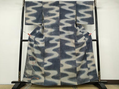 平和屋着物●訪問着　総刺繍　几帳文　正絹　逸品　CABG5482ut