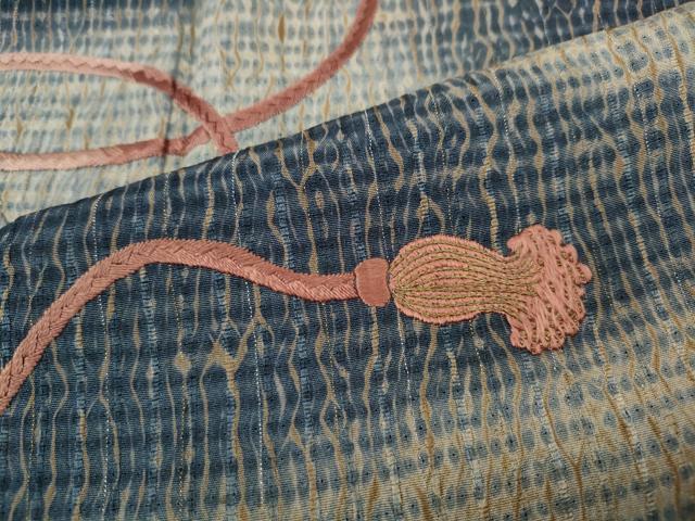 平和屋着物●訪問着　総刺繍　几帳文　正絹　逸品　CABG5482ut