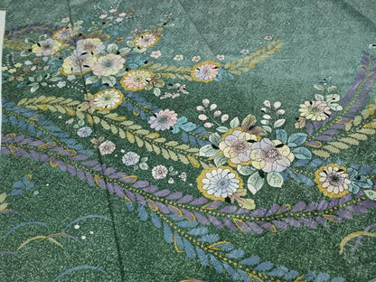 平和屋着物●訪問着　辻が花　絞り　暈し染め　正絹　逸品　CABG5486ut