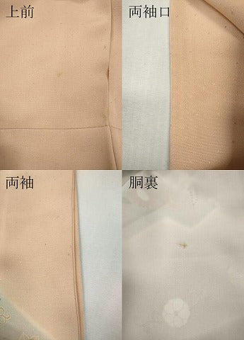 平和屋着物●創業460年・千總　訪問着　駒刺繍　エ霞吉祥花文　金彩　正絹　逸品　CABG5491ut