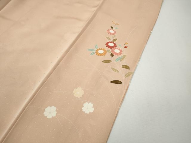 平和屋着物●創業460年・千總　訪問着　駒刺繍　エ霞吉祥花文　金彩　正絹　逸品　CABG5491ut