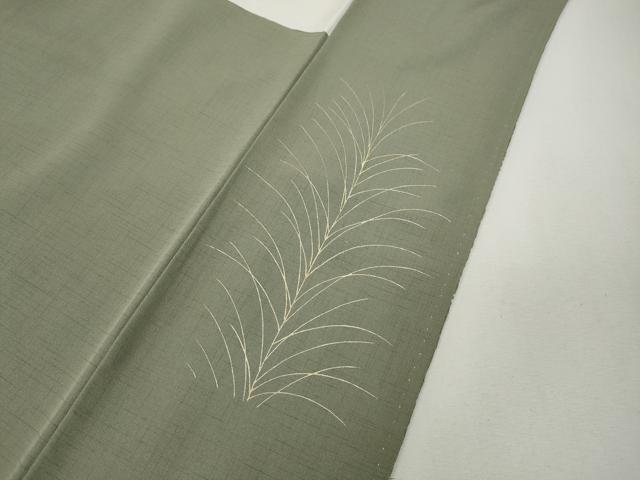 平和屋着物●訪問着　絞り　刺繍　雪輪草花文　金銀彩　正絹　逸品　CABG5498ut