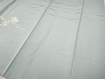 平和屋着物●訪問着　宝尽くし花文　暈し染め　金彩　鈴乃屋扱い　正絹　逸品　CABG5502ut
