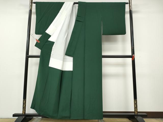 平和屋着物●上質な色無地　虫襖色　正絹　逸品　CABG5504ut