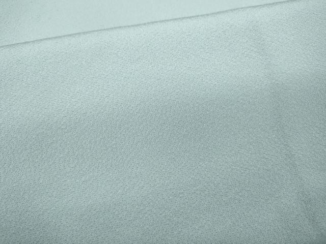 平和屋着物●上質な色無地　藍白色　正絹　逸品　CABG5509ut