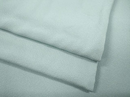 平和屋着物●上質な色無地　藍白色　正絹　逸品　CABG5509ut