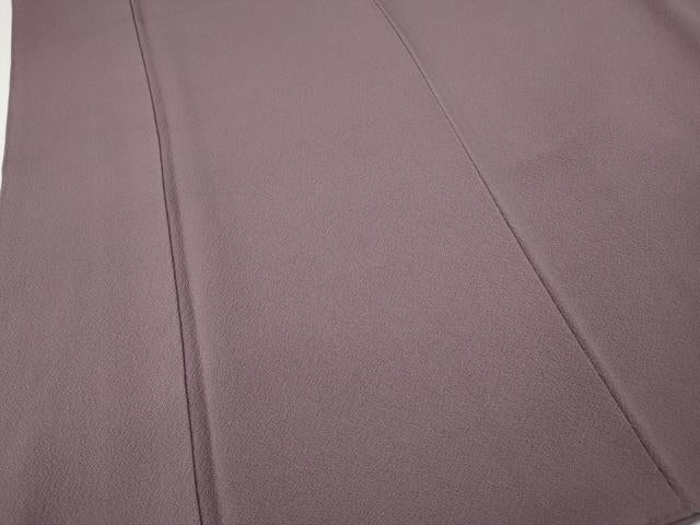平和屋着物●ファッションデザイナー 花井幸子　色無地　霞地紋　浅紫色　正絹　逸品　CABG5515ut