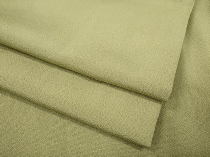 平和屋着物●上質な色無地　蒸栗色　正絹　逸品　CABG5516ut