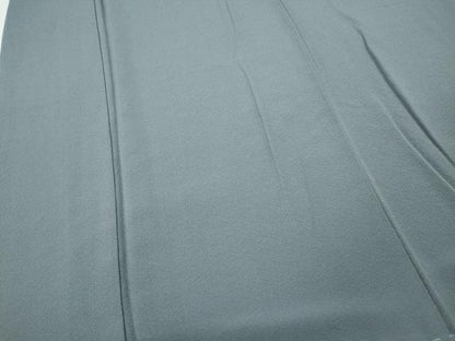 平和屋着物●上質な色無地　灰青色　正絹　逸品　未使用　CABG5517ut