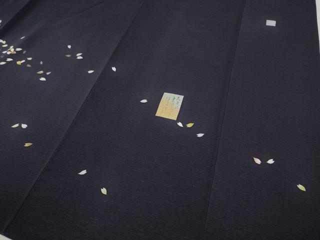 平和屋着物●訪問着　作家物　枝桜文　金彩　正絹　逸品　CABG5529ut