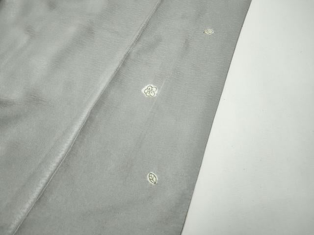 平和屋着物●訪問着　作家物　刺繍　霞舞花文　暈し染め　金糸　正絹　逸品　CABG5537ut