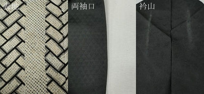 平和屋着物●訪問着　駒刺繍　松皮菱吉祥文　暈し染め　正絹　逸品　CABG5557ut